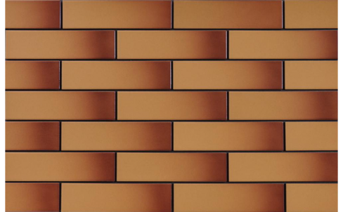 Facade tile Miodowa (glazed) (9850) - 245x65x6,5 mm
